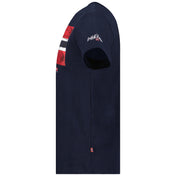 Camiseta hombre navy Jplam lado