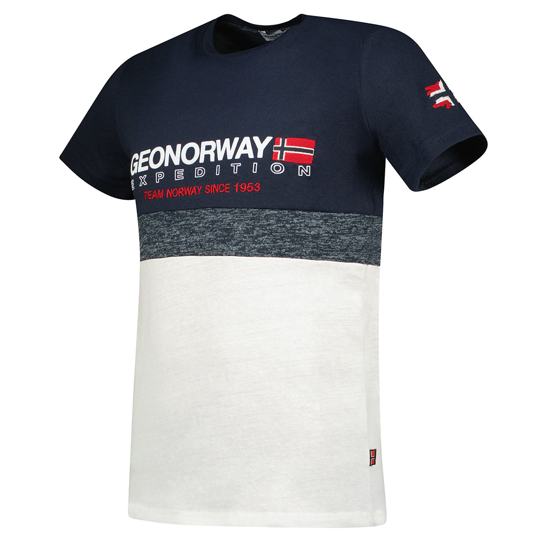 Camiseta de hombre navy jdouble Geographical Norway
