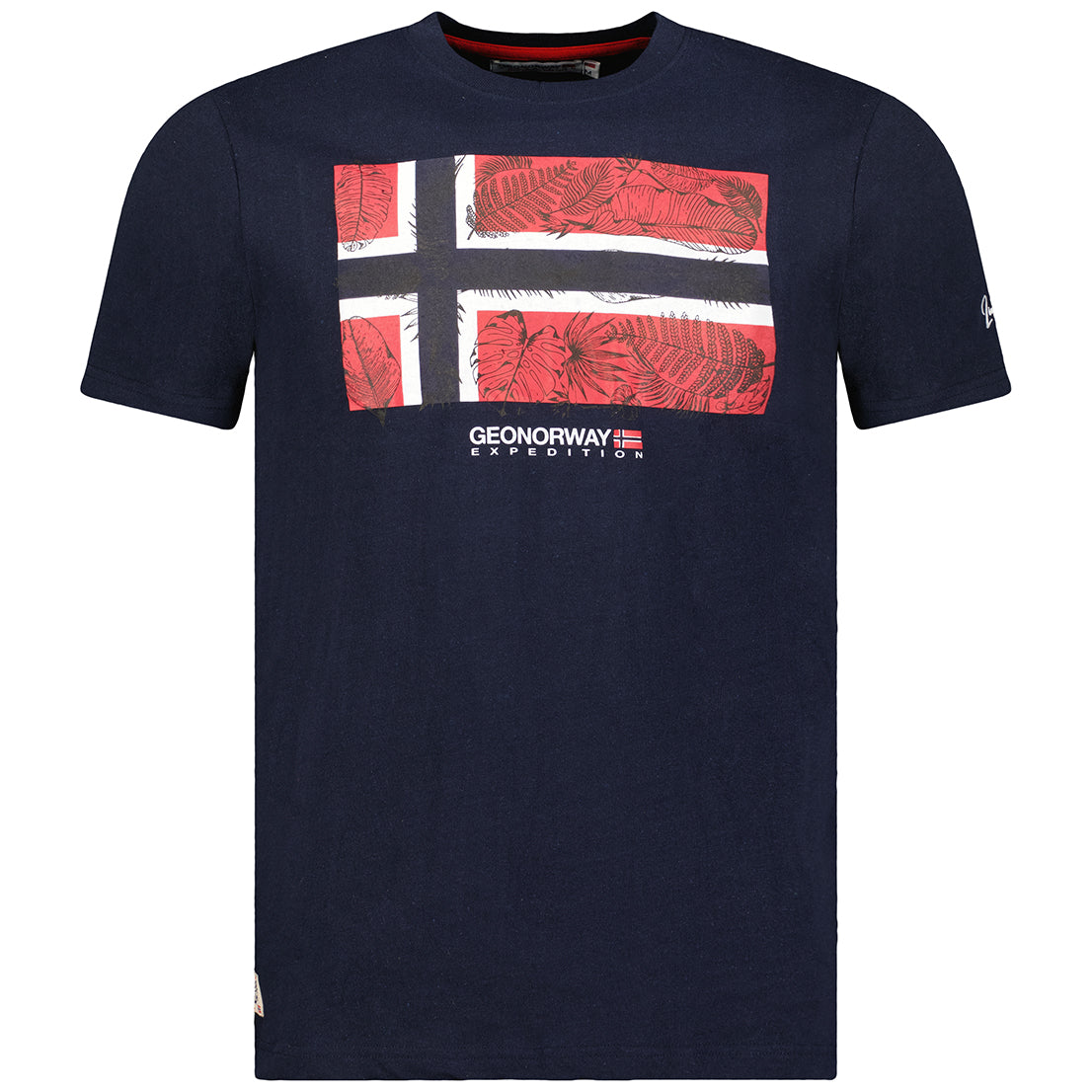 Camiseta hombre navy Jpalm geographical norway por delante