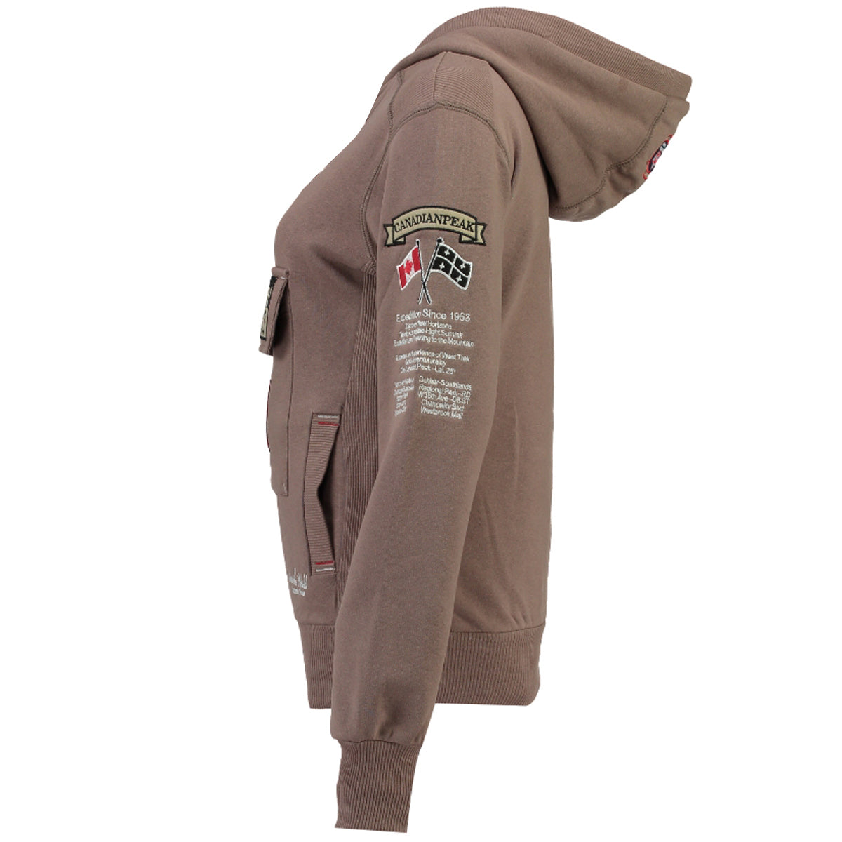 Sudadera mujer Gryelle Canadian Peak de lado