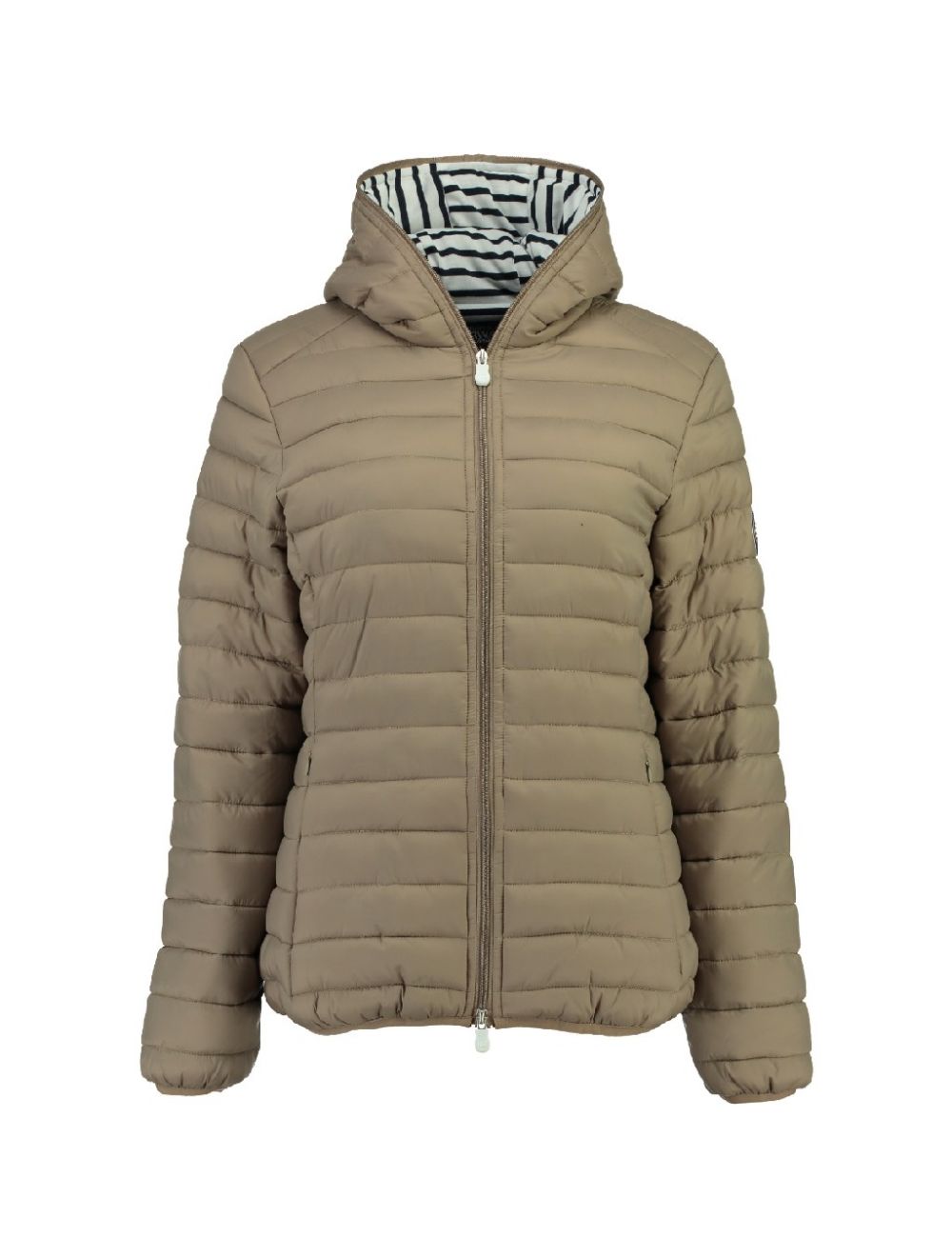 CHAQUETA DE MUJER DINETTE HOOD 056 TAUPE